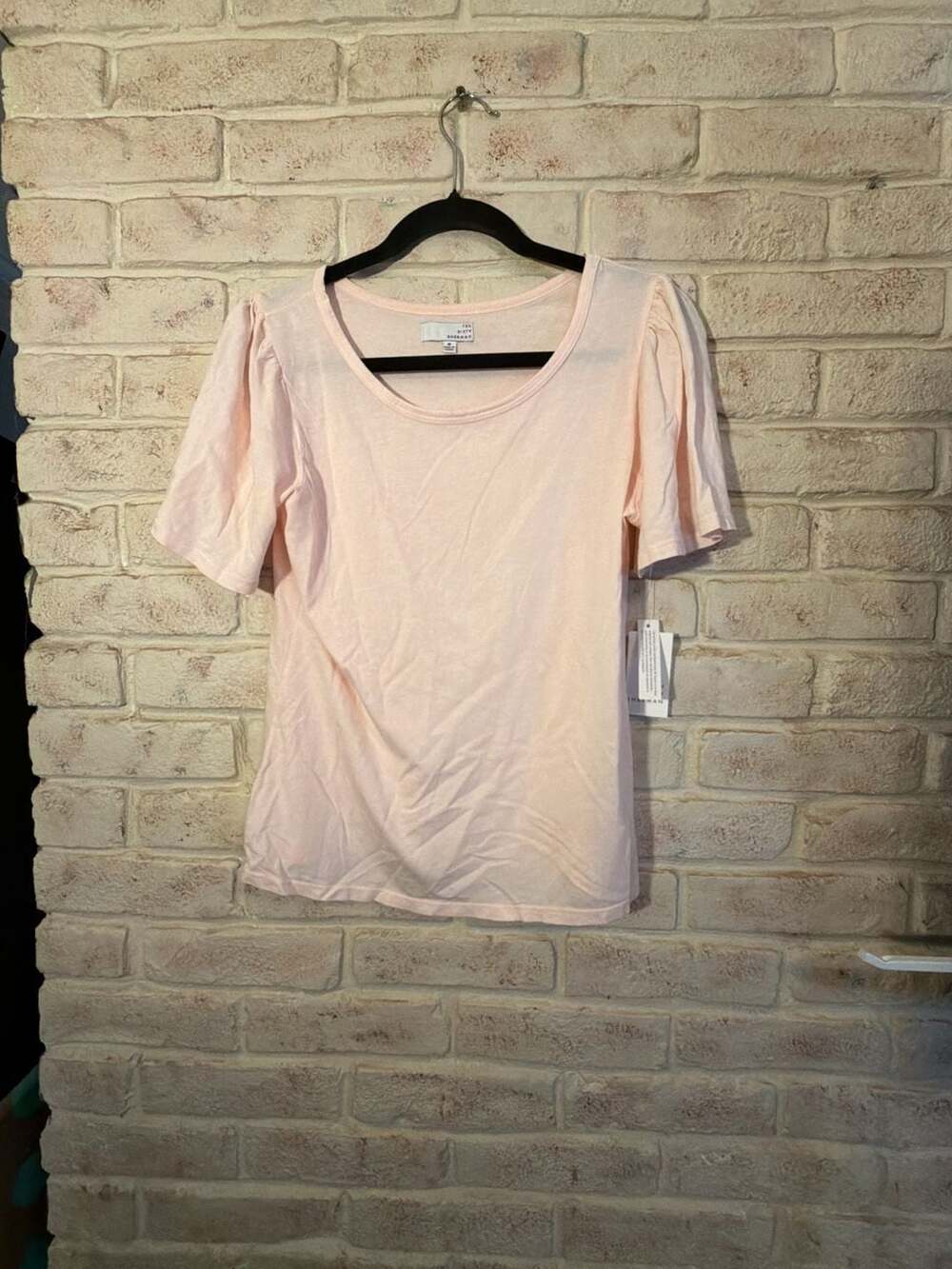 Ten Sixty Sherman Women's Size M Pink Puff Sleeve T-Shirt